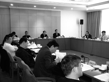 致公黨組委員發言現場